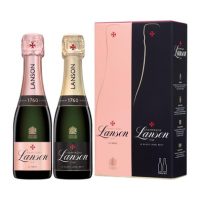 Lanson Black Label Rose , Champagne, (duopack) 2x0.2L, 0.4 l