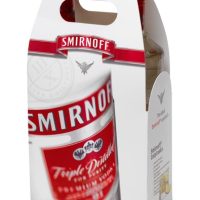 Smirnoff Red Label Vodka 37.5% 2x1L Twinpack, 2 l