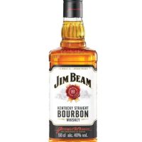 Jim Beam White Kentucky Straight Bourbon Whiskey 40% 0.5L, 0.5 l