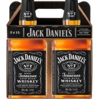 Jack Daniel's Black Label No. 7 Whiskey 40% 2x1L*, 2 l