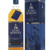 King Robert II De Luxe Blended Scotch Whisky 43% 1L gift pack, 1 l