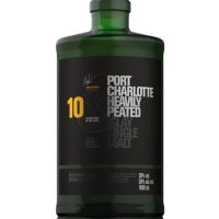 Bruichladdich Port Charlotte 10y Islay Single Malt Scotch Whisky 50% 1L gift pack, 1 l