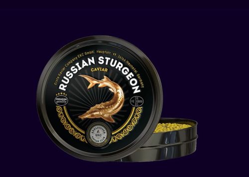 Russian Sturgeon Caviar In Tin Cans,  100g