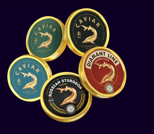 Sturgeon Caviar Set (5 Different Types) 5 x 50g