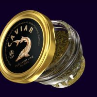 Sturgeon Caviar (PLATINUM LINE) In Glass Or Can 100g