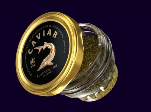 Sturgeon Caviar (PLATINUM LINE) In Glass Or Can 100g